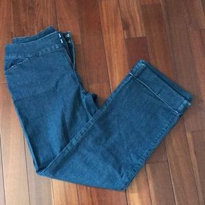 Anne Klein Stretch Wide Leg Jeans
